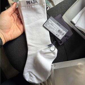 Prada White cotton Socks